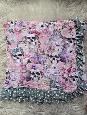 Posh Peanut Pink Floral Skull Luxe Cordelia